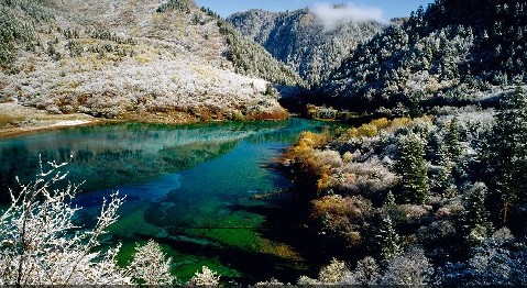 九寨沟 神雕侠侣拍摄现场